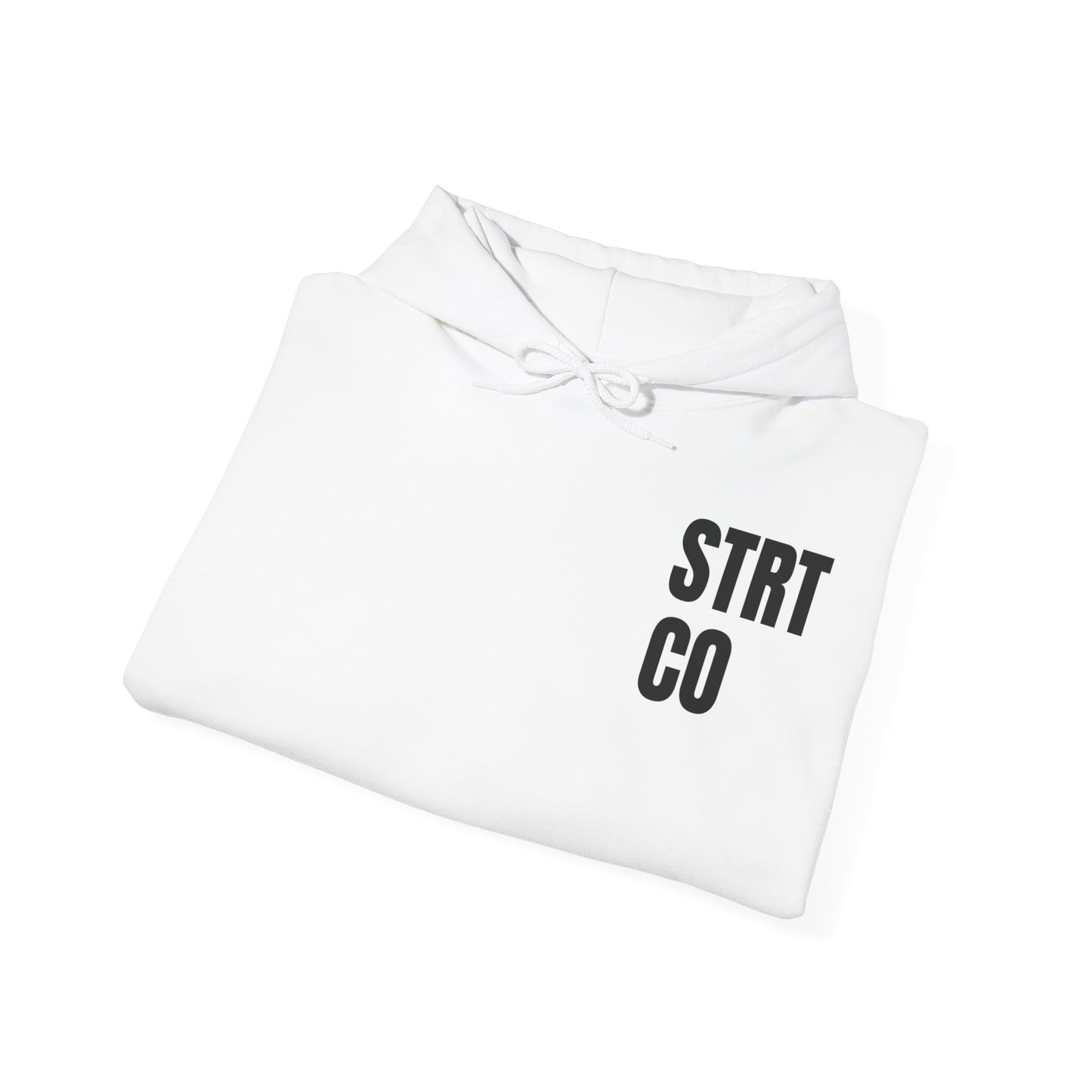STRT Essentials White Hoodie