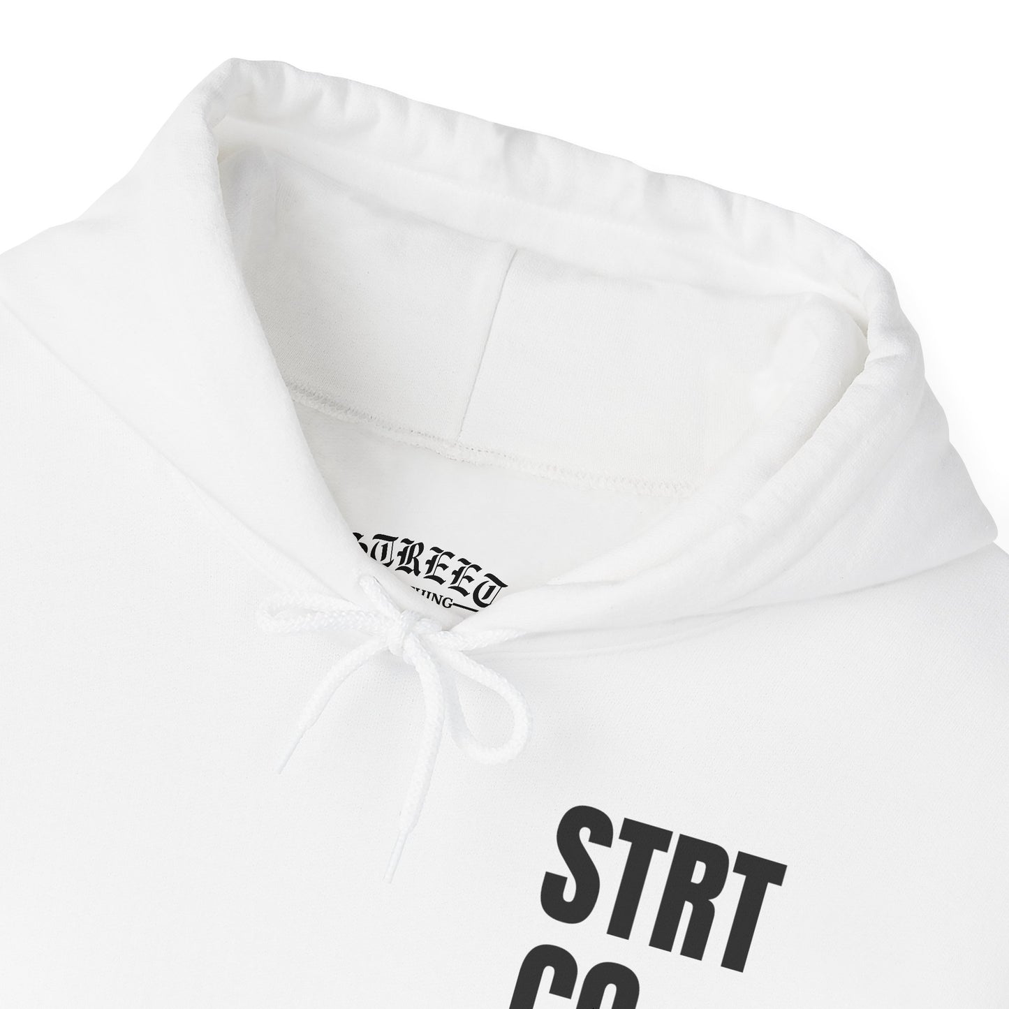 STRT Essentials White Hoodie