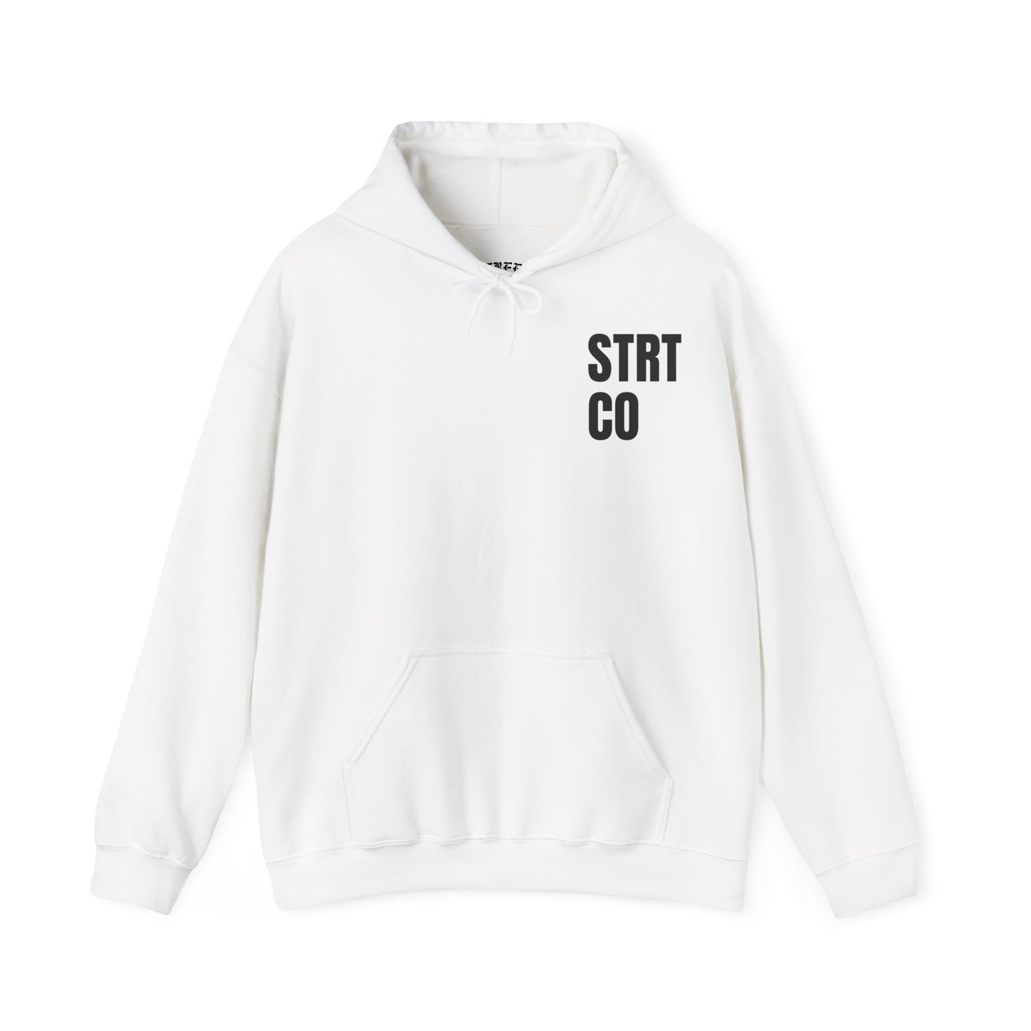 STRT Essentials Black Logo Hoodie