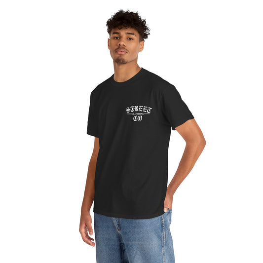 Street Co White Logo Tee