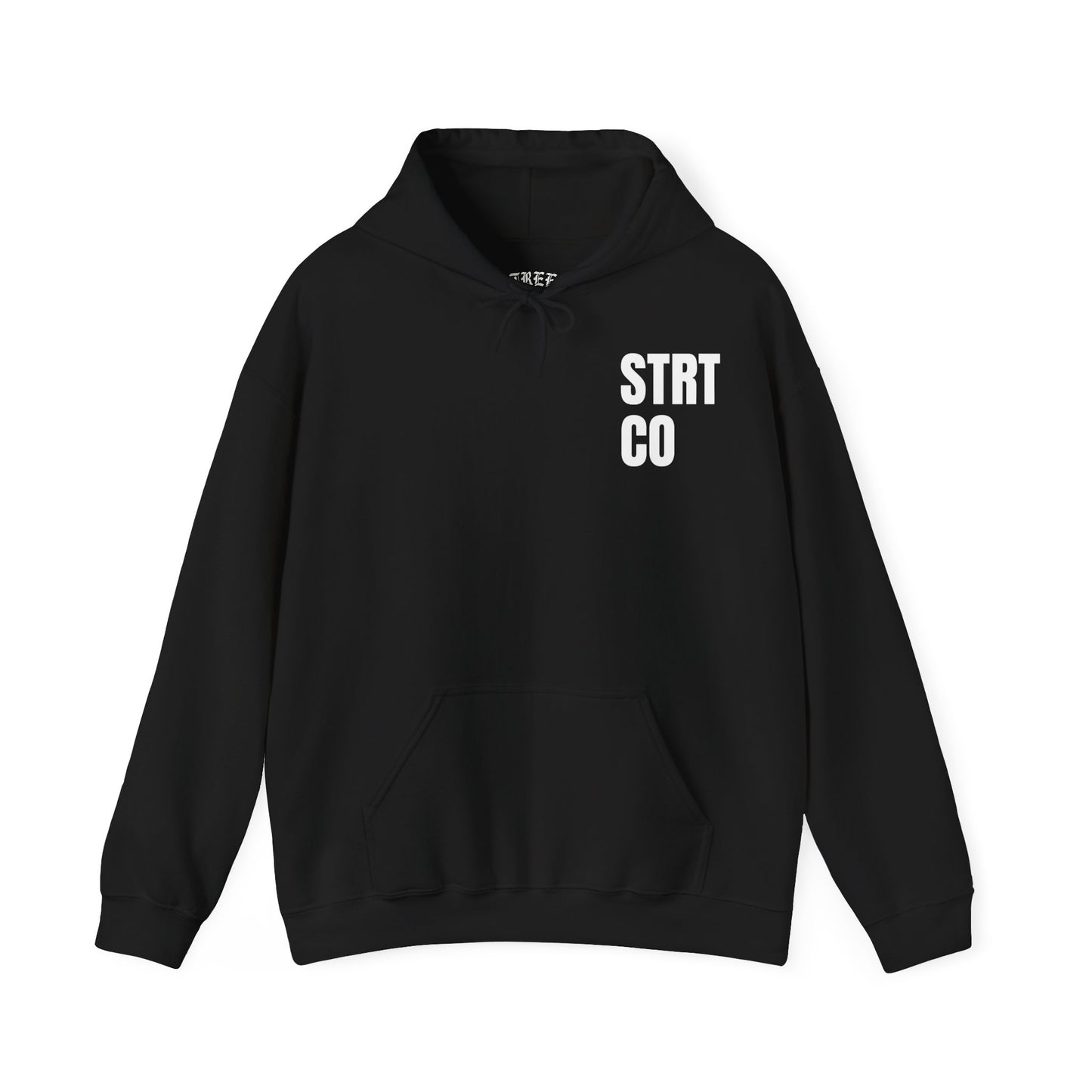 STRT Essentials Black Hoodie