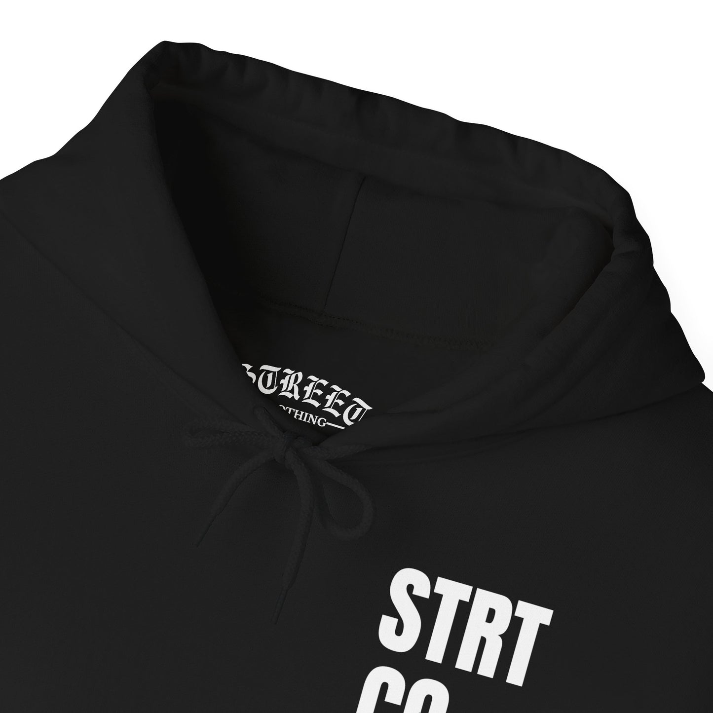 STRT Essentials Black Hoodie
