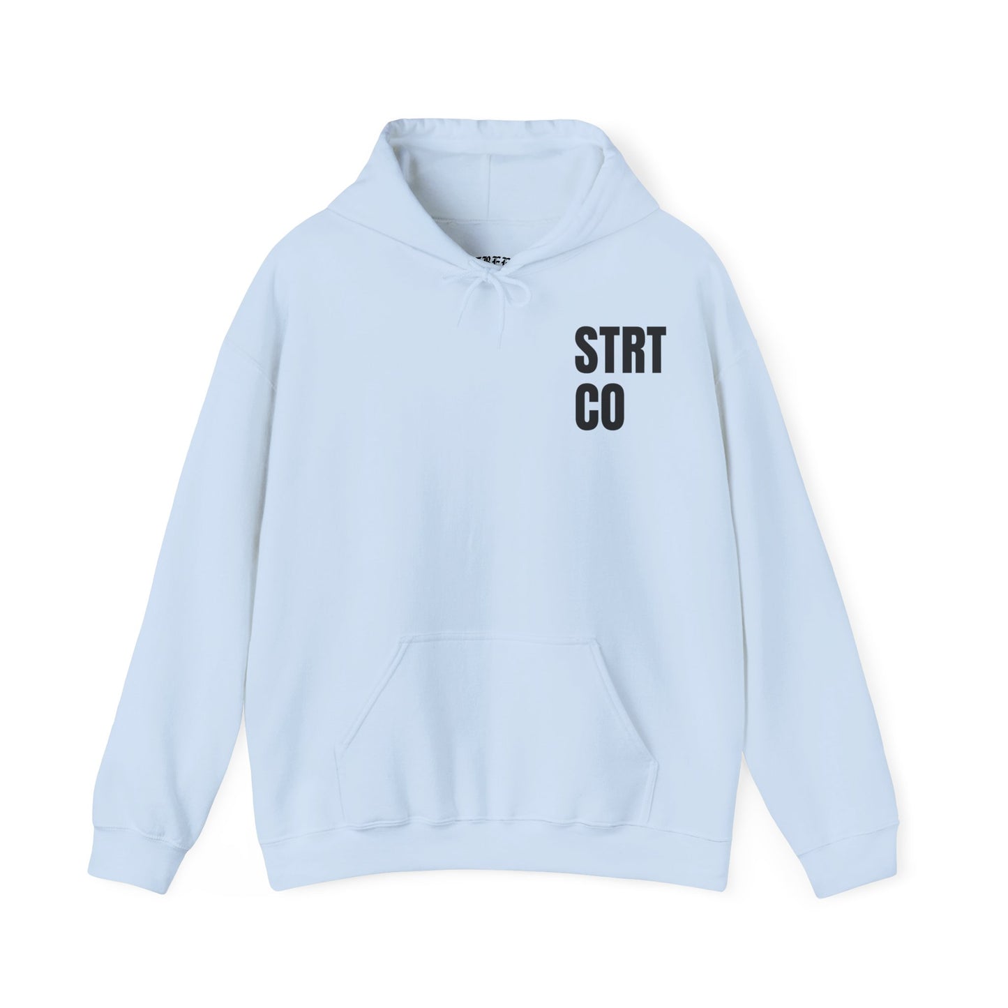 STRT Essentials Black Logo Hoodie