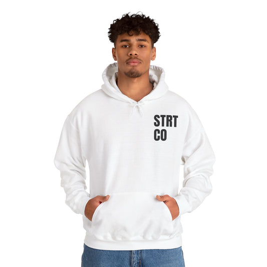 STRT Essentials Black Logo Hoodie