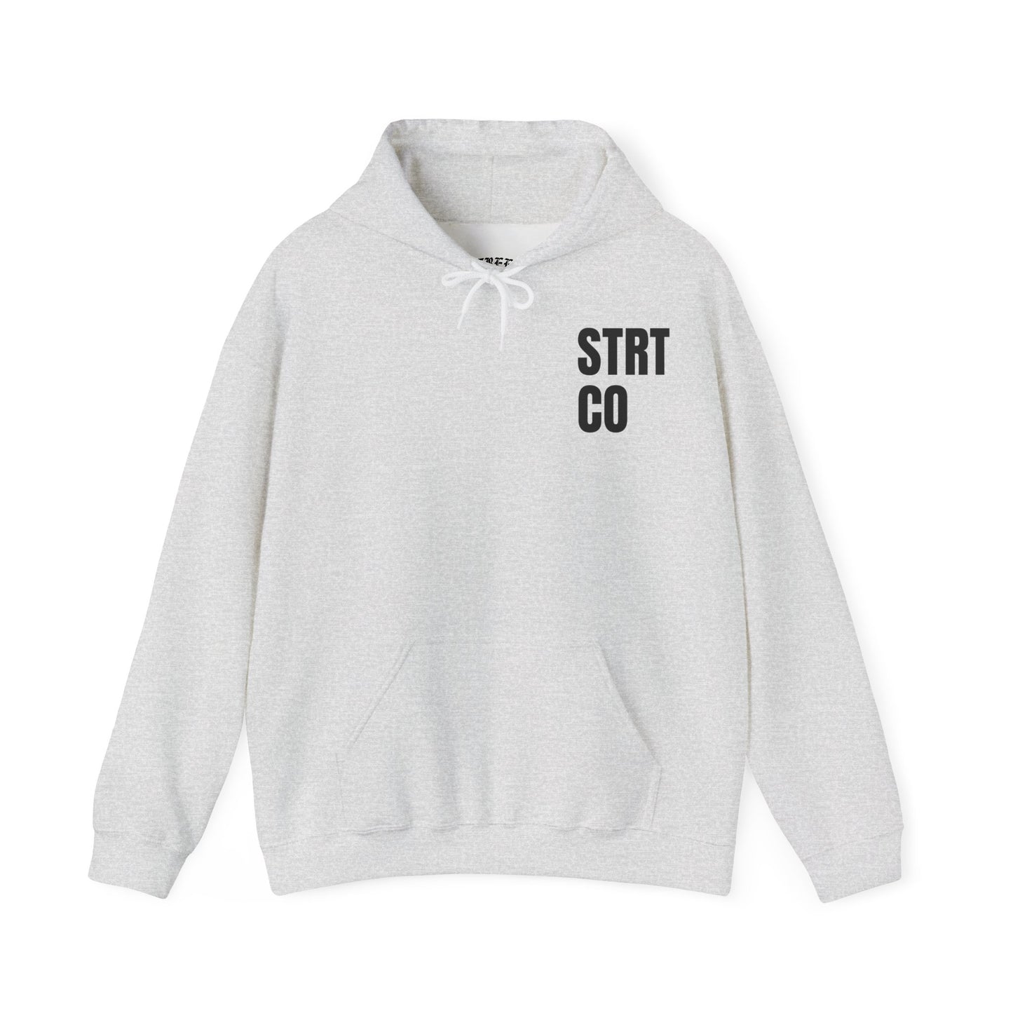 STRT Essentials Black Logo Hoodie