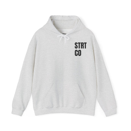 STRT Essentials Black Logo Hoodie
